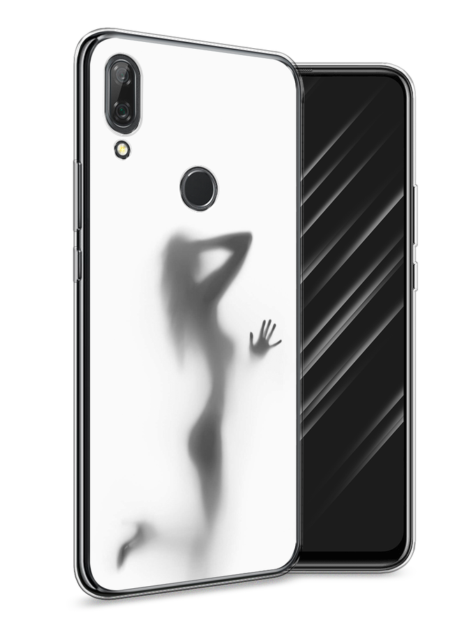 

Чехол Awog на Huawei P Smart Z "Стекло в душе", Белый;серый;черный, 69450-7