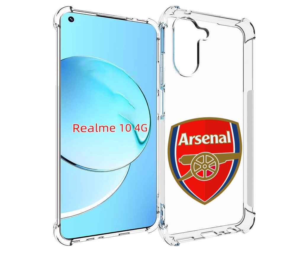 

Чехол MyPads фк-арсенал-2 для Realme 10, Прозрачный, Tocco