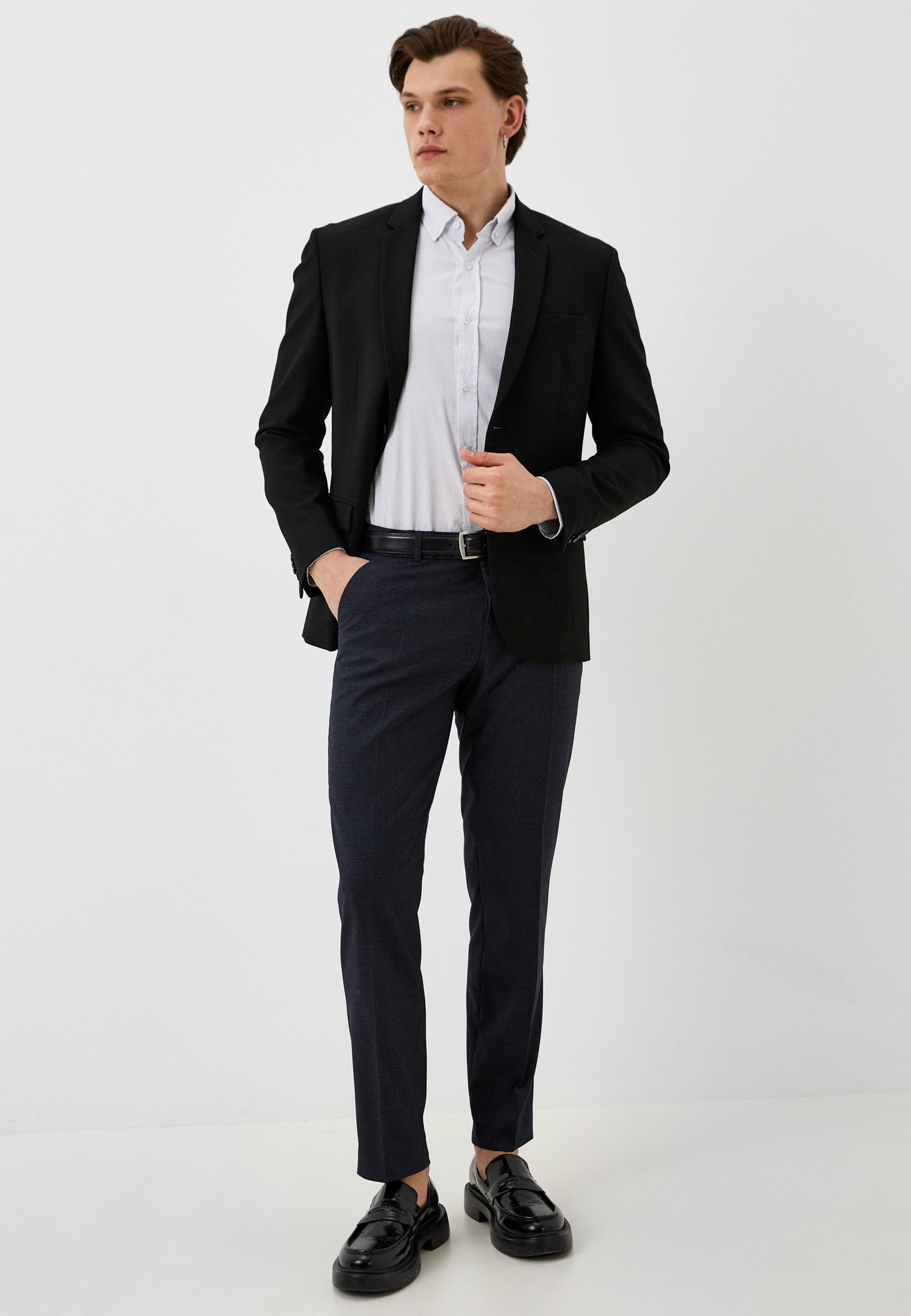 Брюки мужские Paspartu 69436 синие 52 RU