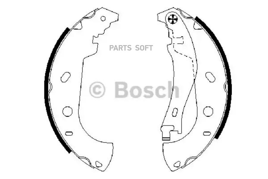 

Тормозные колодки Bosch барабанные 0986487559