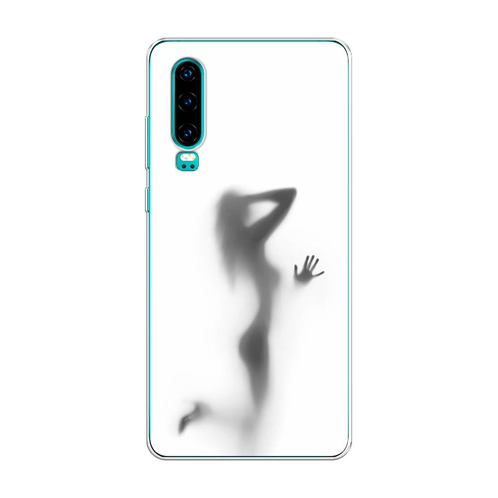 

Чехол Awog на Huawei P30 "Стекло в душе", Белый;серый;черный, 68550-7