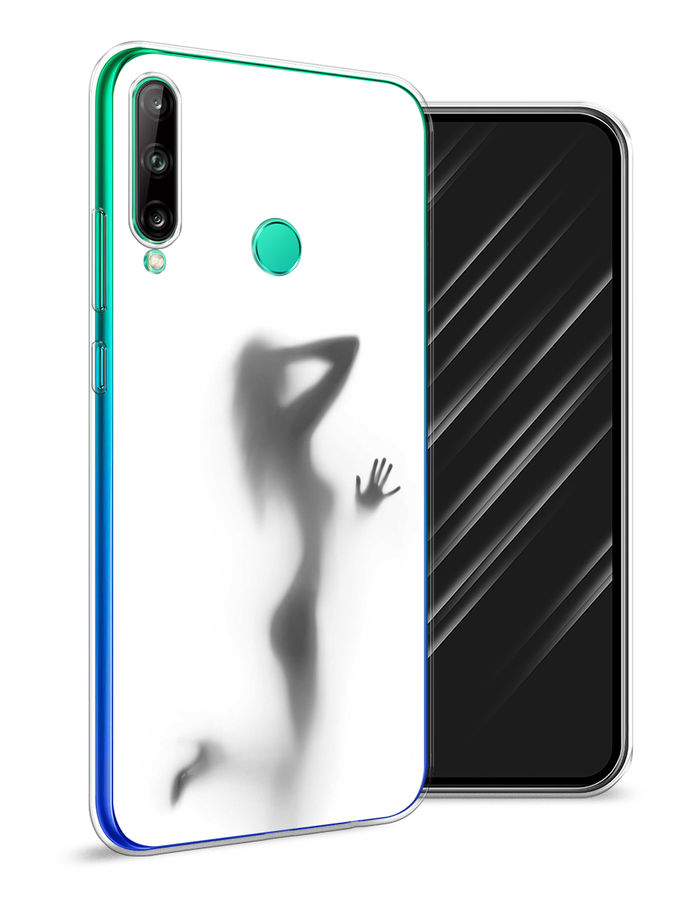 

Чехол Awog на Huawei P40 lite E "Стекло в душе", Белый;серый;черный, 612450-7