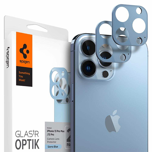 Защитное стекло для камеры Spigen Optik Lens Protector для iPhone 13 Pro/13 Pro Max 2 шт.