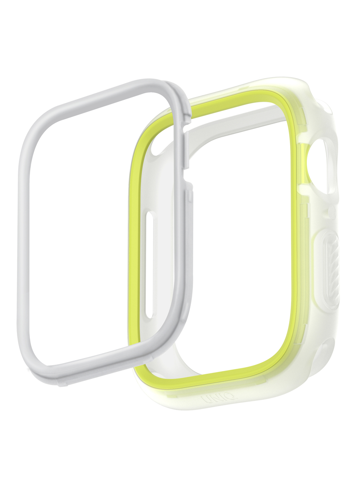 Чехол Uniq для Apple Watch 45/44 mm Moduo interchangable case Lime/White