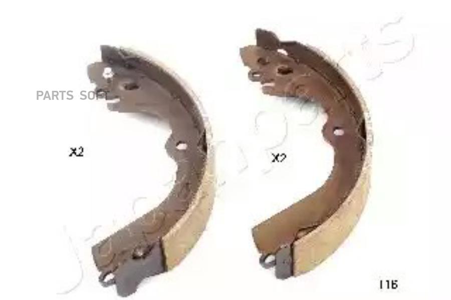 

Тормозные колодки Japanparts барабанные GF-116AF
