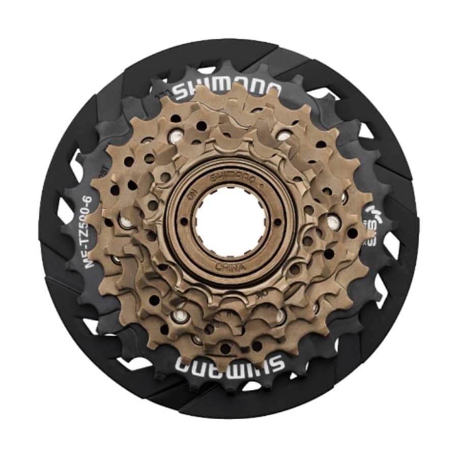 Трещотка Shimano TZ500 6ск 14-28 с защ буп AMFTZ5006428CP 2037₽