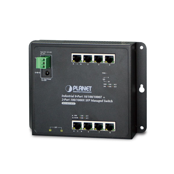 

Коммутатор Planet WGS-4215-8T2S черный, WGS-4215-8T2S
