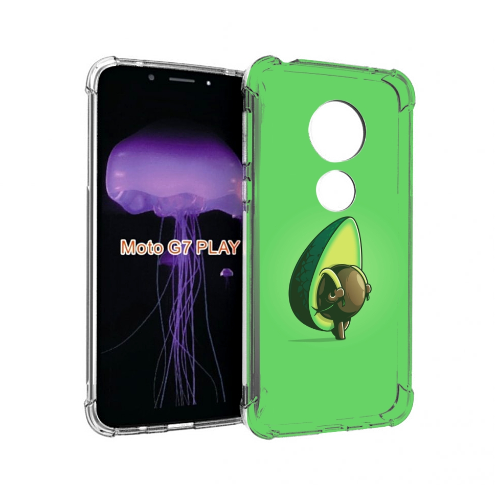 

Чехол MyPads авокадо с сумкой для Motorola Moto G7 Play, Прозрачный, Tocco