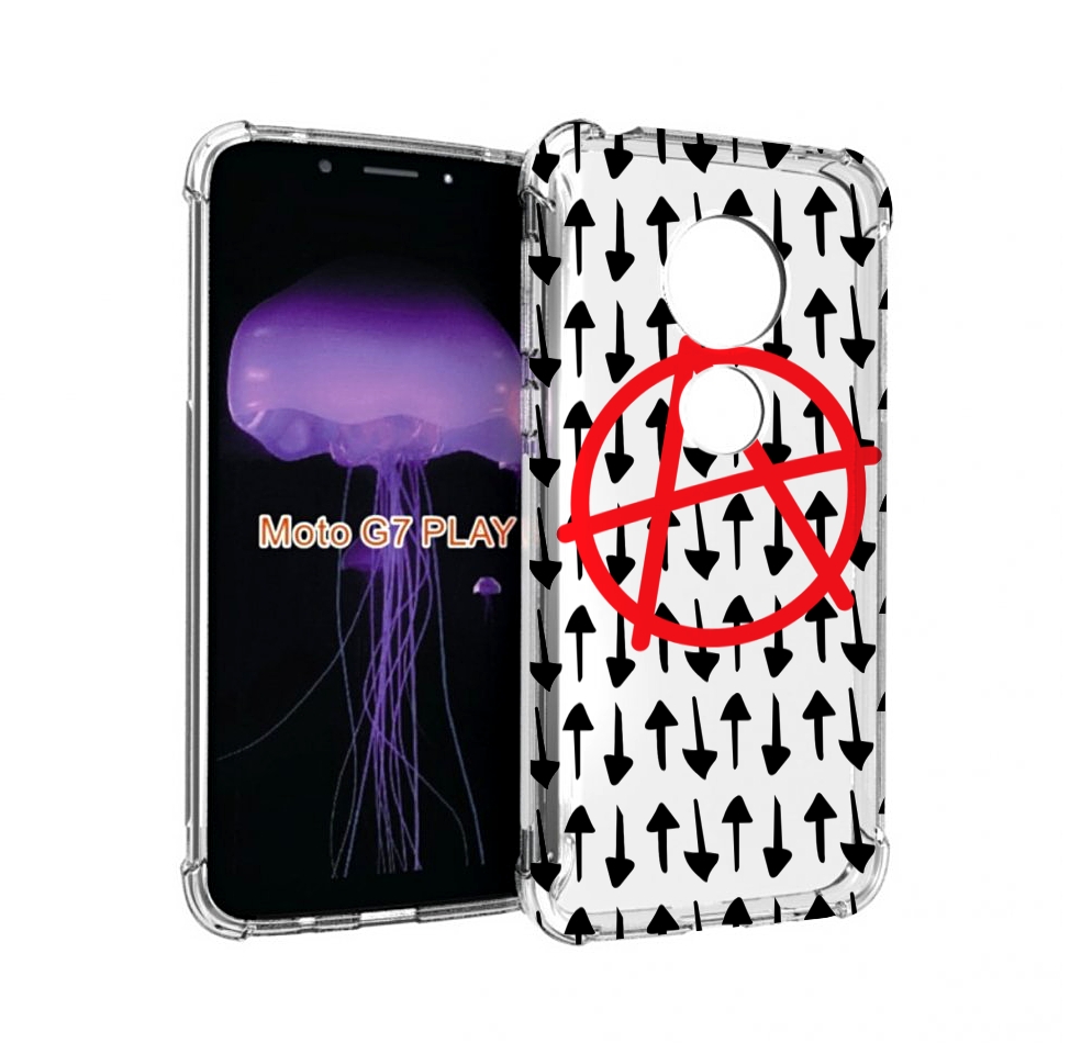 

Чехол MyPads анархия-панк для Motorola Moto G7 Play, Прозрачный, Tocco