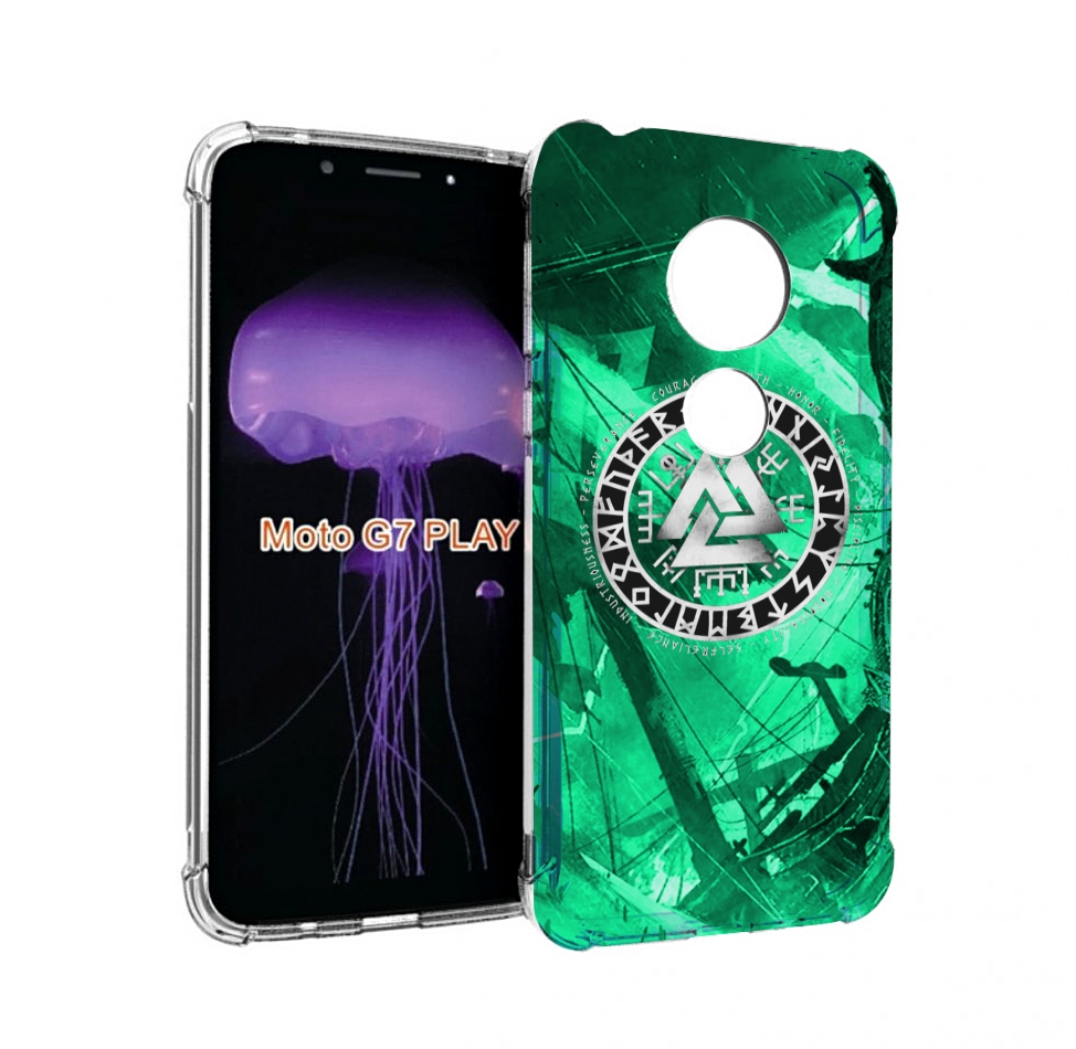 

Чехол MyPads ассасин-крид-2020-рагнарек мужской для Motorola Moto G7 Play, Прозрачный, Tocco