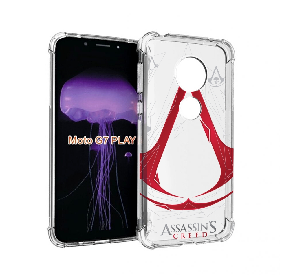 

Чехол MyPads ассасин-крид-знак для Motorola Moto G7 Play, Прозрачный, Tocco