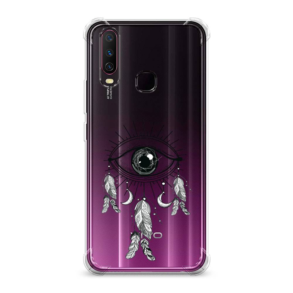 

Чехол Awog на Vivo Y17/Y12 "Всевидящее око-ловец снов", Разноцветный, 261751-1
