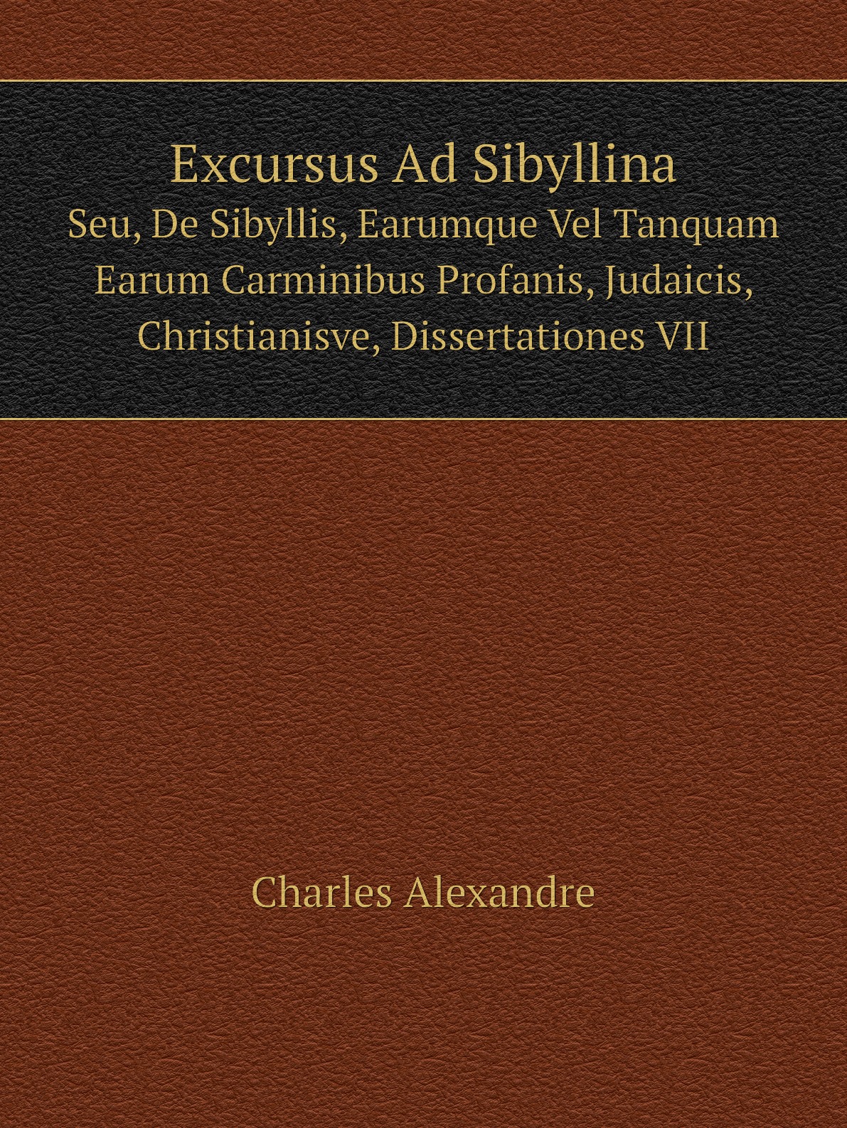 

Excursus Ad Sibyllina