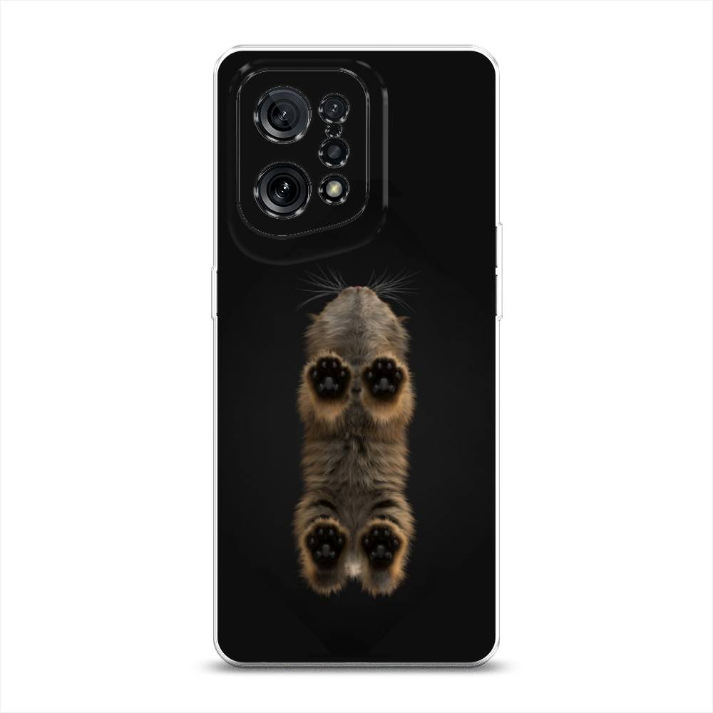 

Чехол Awog на Oppo Find X5 "Кошачьи лапки", Разноцветный, 259750-1