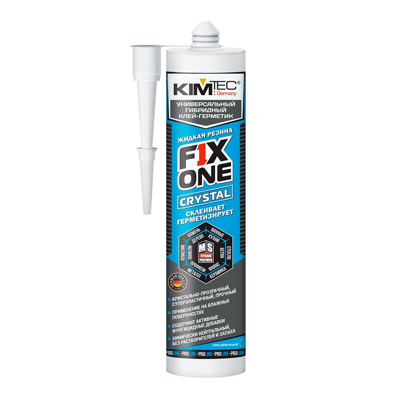 Клей-герметик KIM TEC Ms Fix One Бесцветный 380 г 1293₽