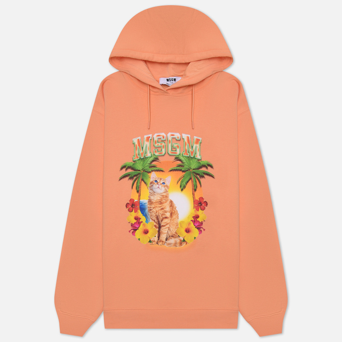 

Женская толстовка MSGM Beach Cat Hoodie оранжевый, Размер S, Beach Cat Hoodie