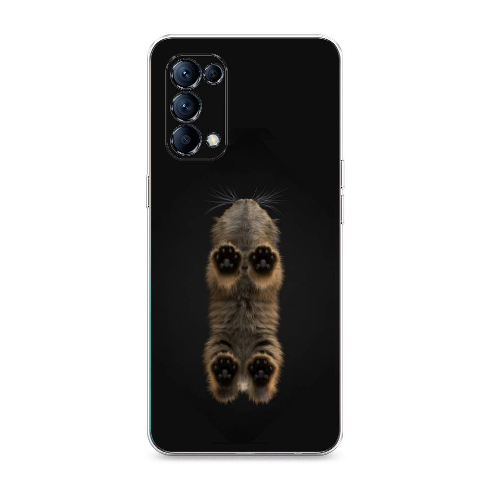 

Чехол Awog на Oppo Reno 5 "Кошачьи лапки", Разноцветный, 255250-1