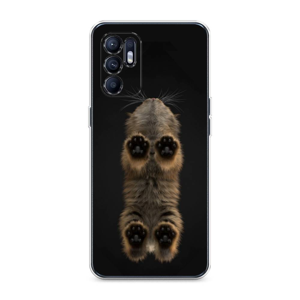 

Чехол Awog на Oppo Reno 6 4G "Кошачьи лапки", Разноцветный, 257850-1