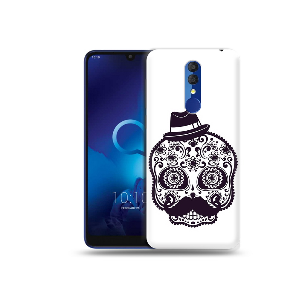 

Чехол MyPads Tocco для Alcatel 3L 5039D (2019) разрисованный скелет (PT227139.667.575), Прозрачный, Tocco