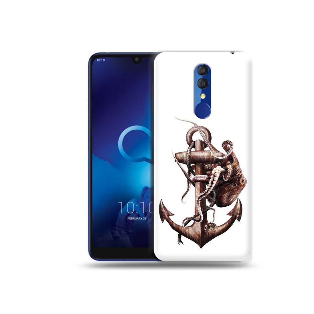 

Чехол MyPads Tocco для Alcatel 3L 5039D (2019) ржавый якорь (PT227139.667.579), Прозрачный, Tocco