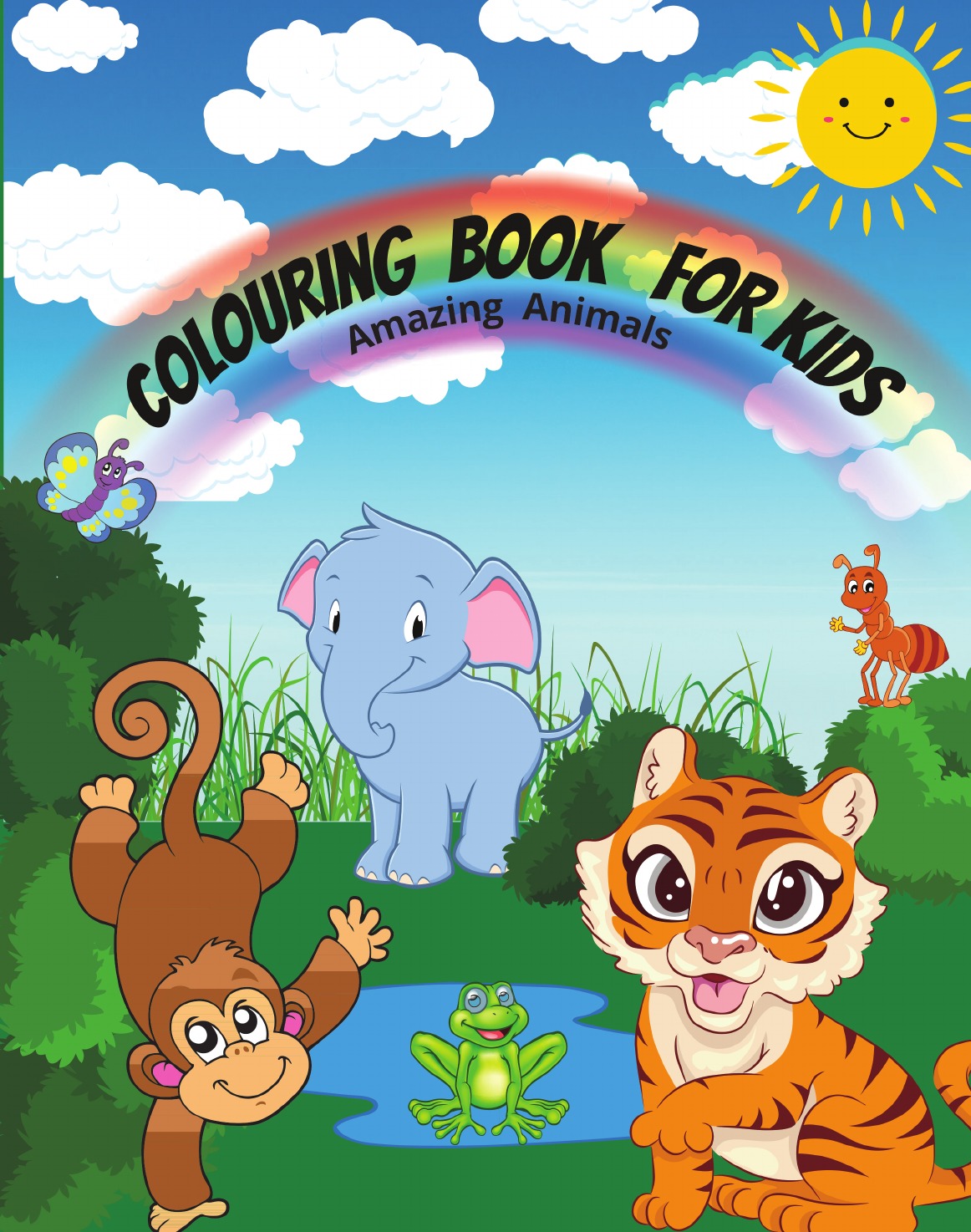 

Coloring Book For Kids - Animals Edition