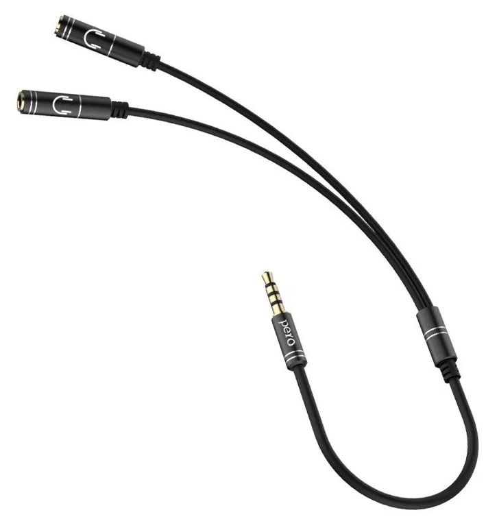 

Аксессуар Pero AD07 Premium AUX Splitter Black PRAD07MSBK