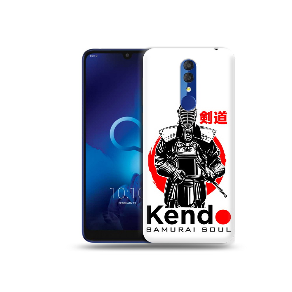 

Чехол MyPads Tocco для Alcatel 3L 5039D (2019) рисованый самурай (PT227139.667.581), Прозрачный, Tocco