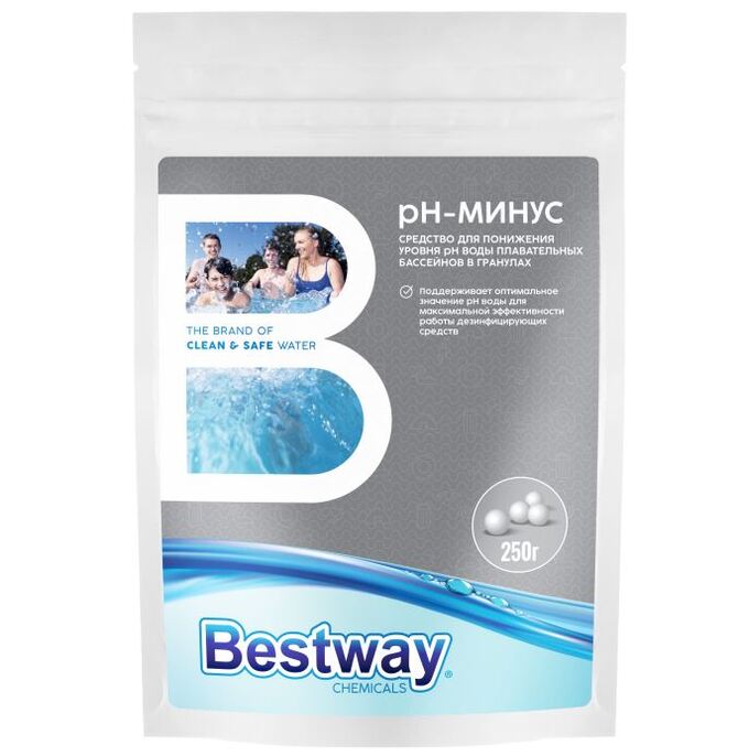 Регулятор жесткости воды BESTWAY PH-минус 0,25 кг B1909213