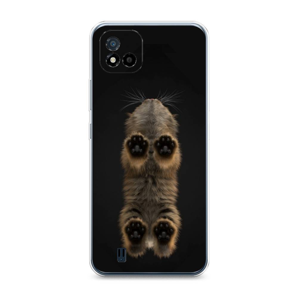 

Чехол Awog на Realme C11 (2021) "Кошачьи лапки", Разноцветный, 257550-1