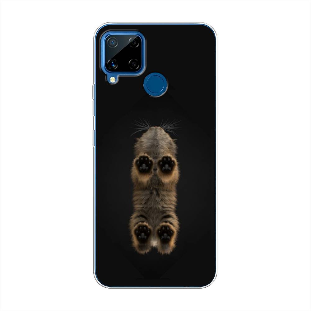 

Чехол Awog на Realme C15 "Кошачьи лапки", Разноцветный, 255050-1