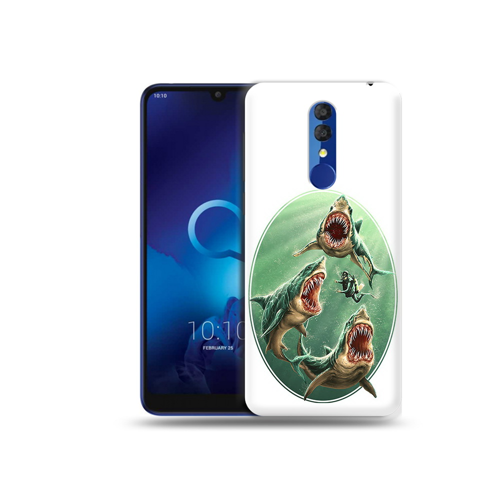 

Чехол MyPads Tocco для Alcatel 3L 5039D (2019) синяя бездна (PT227139.667.600), Прозрачный, Tocco