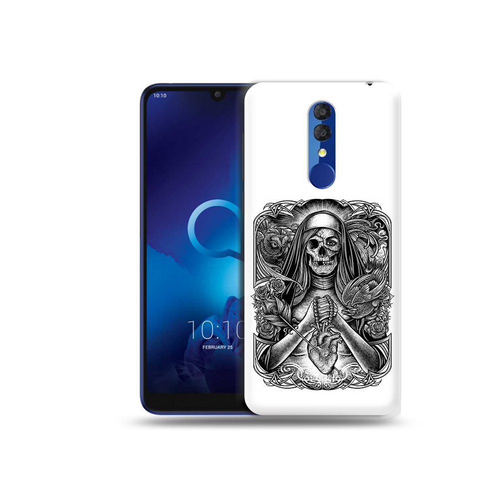 

Чехол MyPads Tocco для Alcatel 3L 5039D (2019) скелет с сердцем (PT227139.667.603), Прозрачный, Tocco