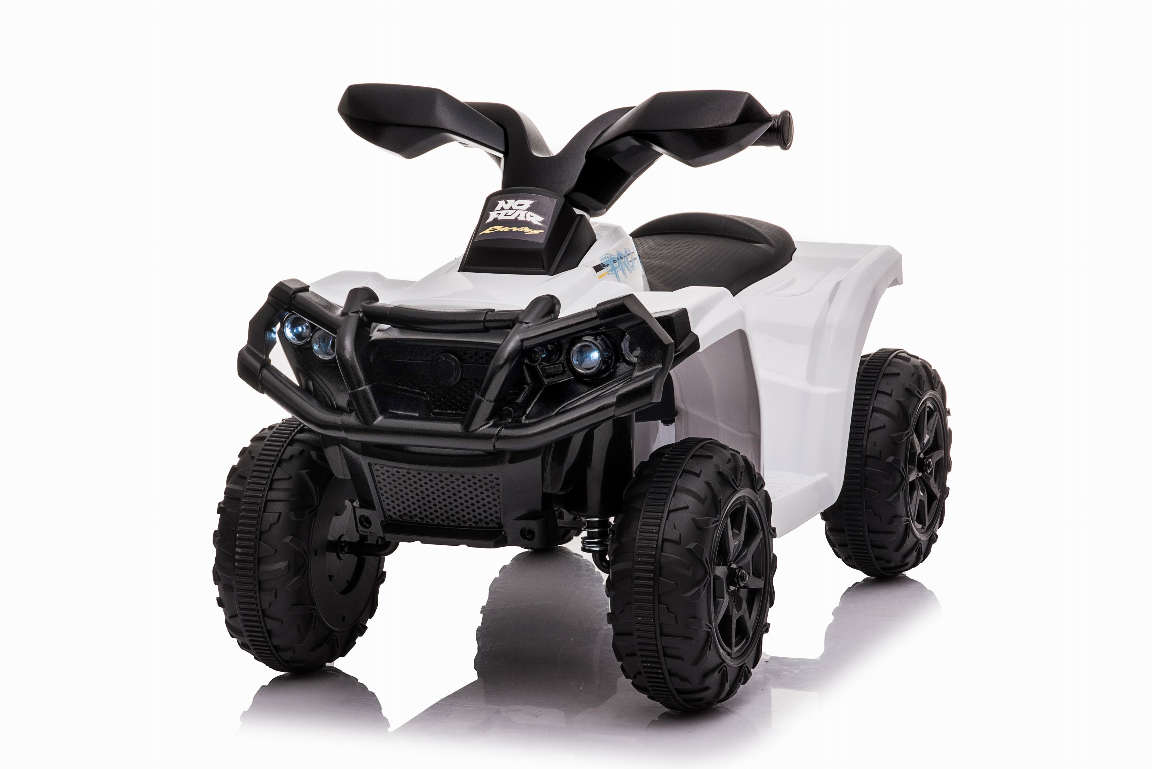 Детский электромобиль квадроцикл на аккумуляторе Jiajia 8750015-White детский электромобиль на аккумуляторе toyota land cruiser 200
