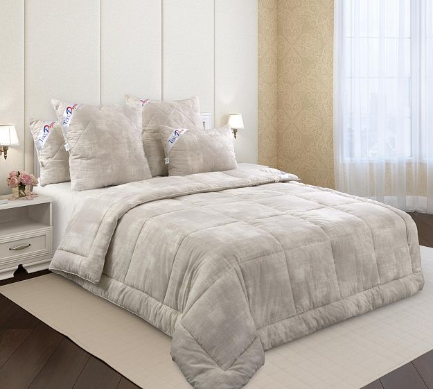 фото Одеяло импульс комп. (140х205) летнее, бамбук+хлопок (150 г.)/перкаль, 1,5-спальное текс-дизайн