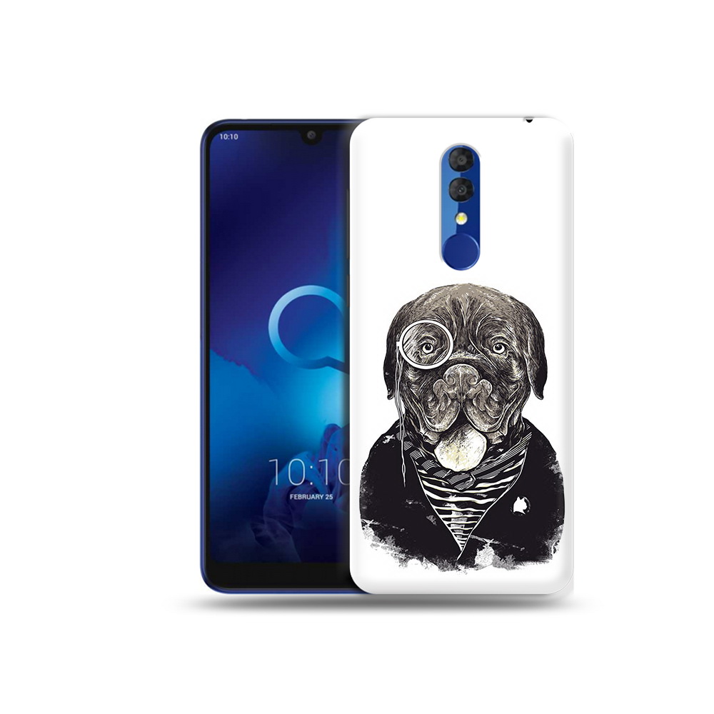 

Чехол MyPads Tocco для Alcatel 3L 5039D (2019) солидный песик (PT227139.667.615), Прозрачный, Tocco