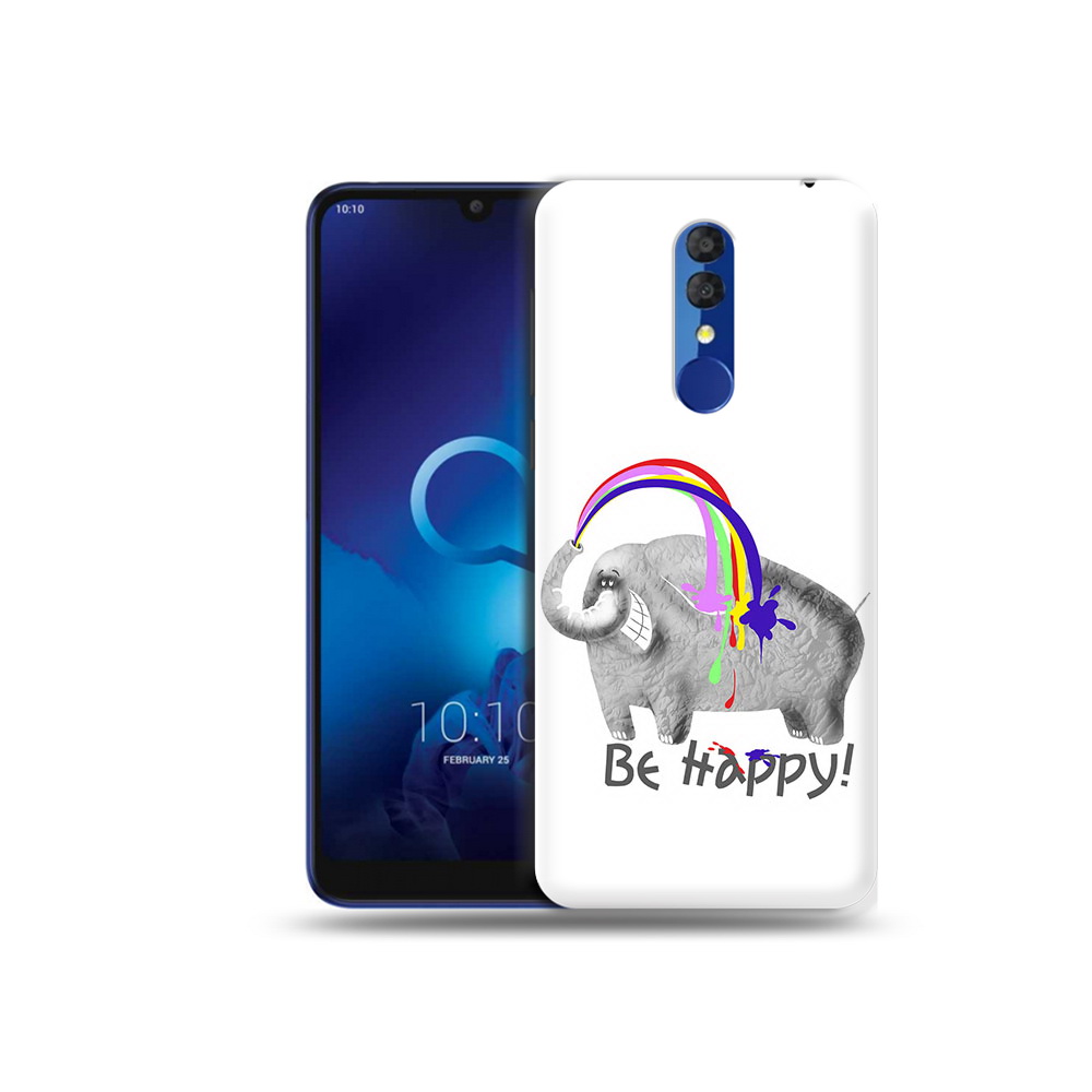 

Чехол MyPads Tocco для Alcatel 3L 5039D (2019) счастливый слон (PT227139.667.632), Прозрачный, Tocco