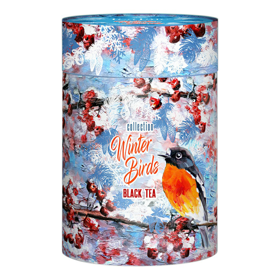 

Чай черный TeaTale Winter Birds Снегири в тубусе листовой 100 г