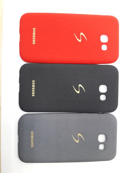 

Накладка силикон для Samsung A320 Galaxy A3 (2017) черный бархат