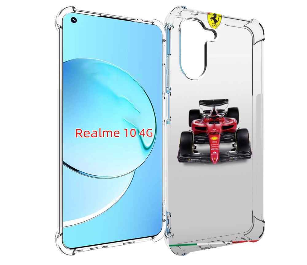 

Чехол MyPads формула 1 феррари для Realme 10, Прозрачный, Tocco