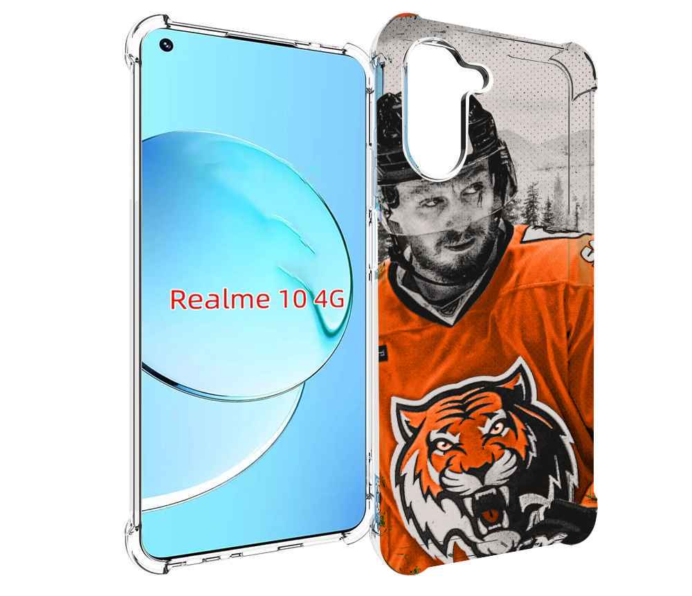 

Чехол MyPads хк амур мужской для Realme 10, Прозрачный, Tocco