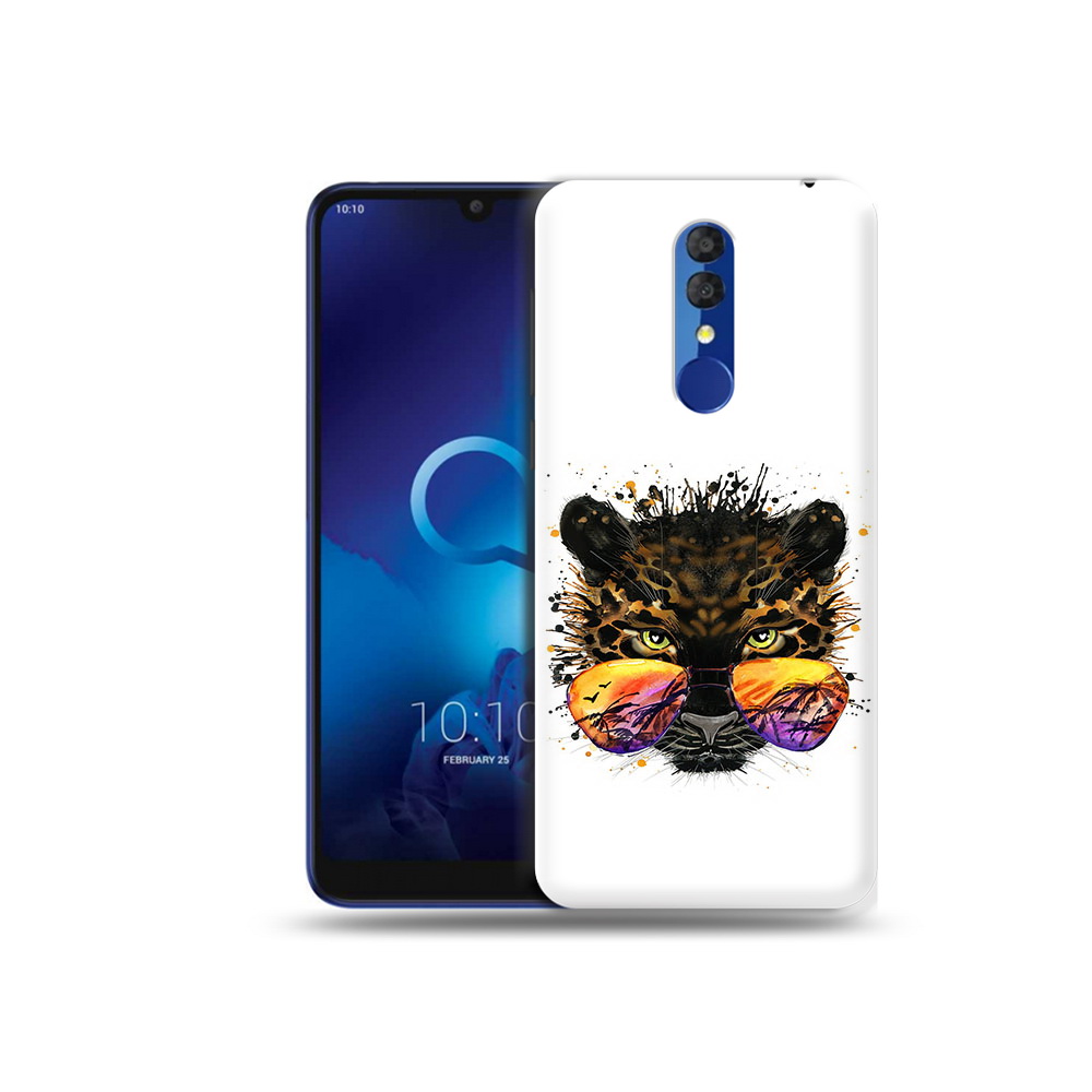 

Чехол MyPads Tocco для Alcatel 3L 5039D (2019) тропический леопард (PT227139.667.649), Прозрачный, Tocco