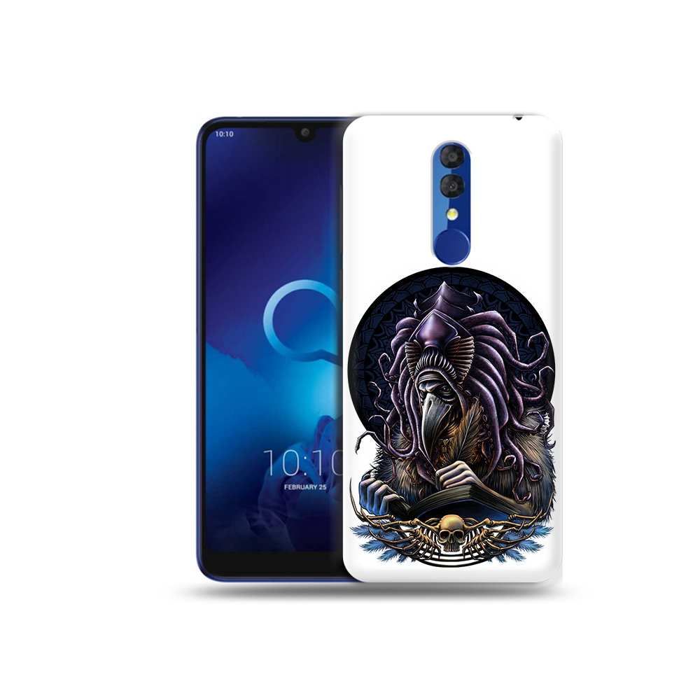 

Чехол MyPads Tocco для Alcatel 3L 5039D (2019) умный ворон (PT227139.667.650), Прозрачный, Tocco