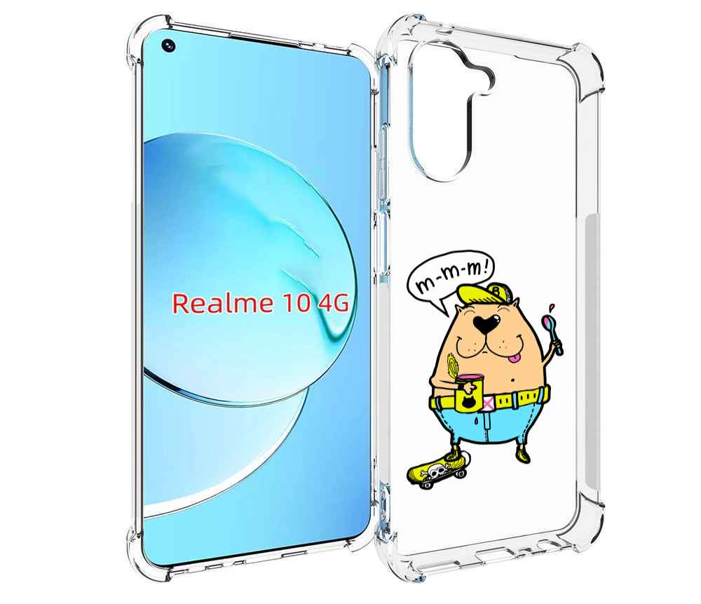 

Чехол MyPads Бобр для Realme 10, Прозрачный, Tocco