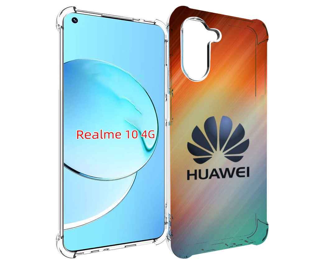 

Чехол MyPads хуавей на фоне сияния для Realme 10, Прозрачный, Tocco