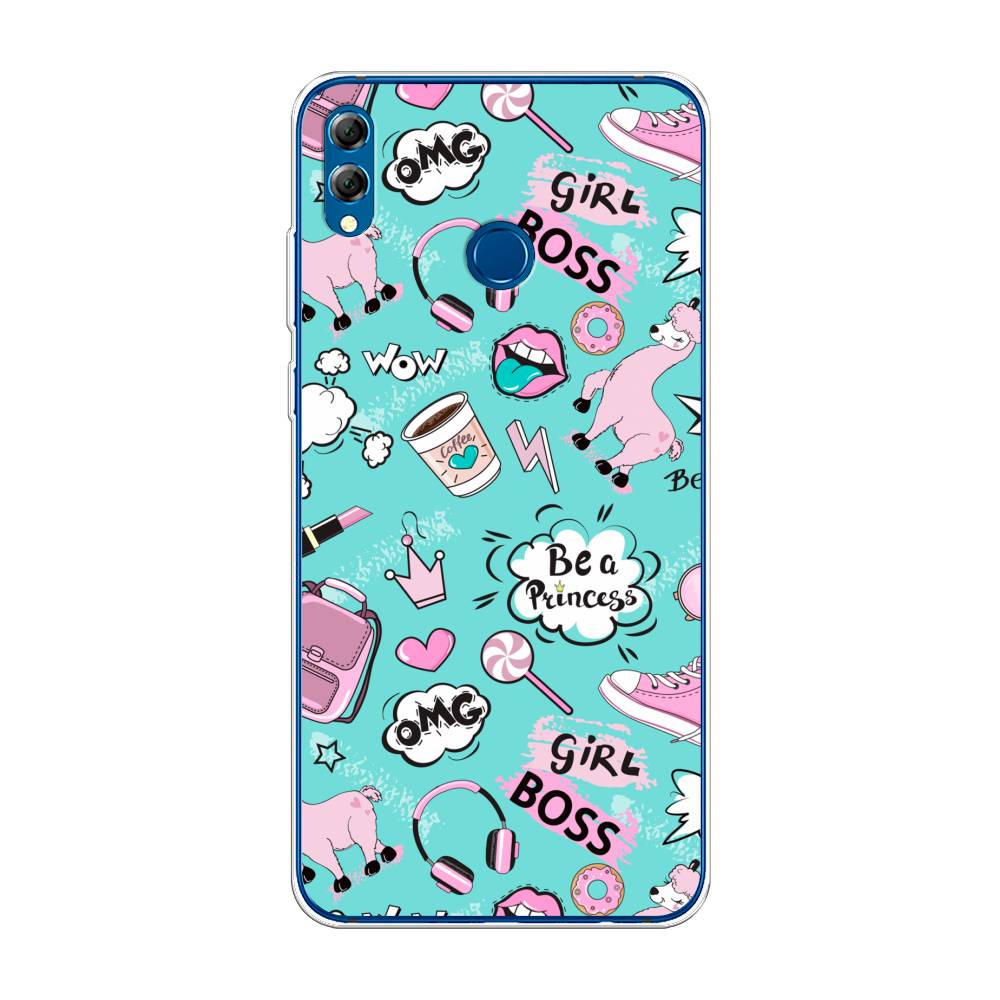 

Чехол Awog на Honor 8X Max "Стильная лама", Голубой;белый;розовый, 66550-1