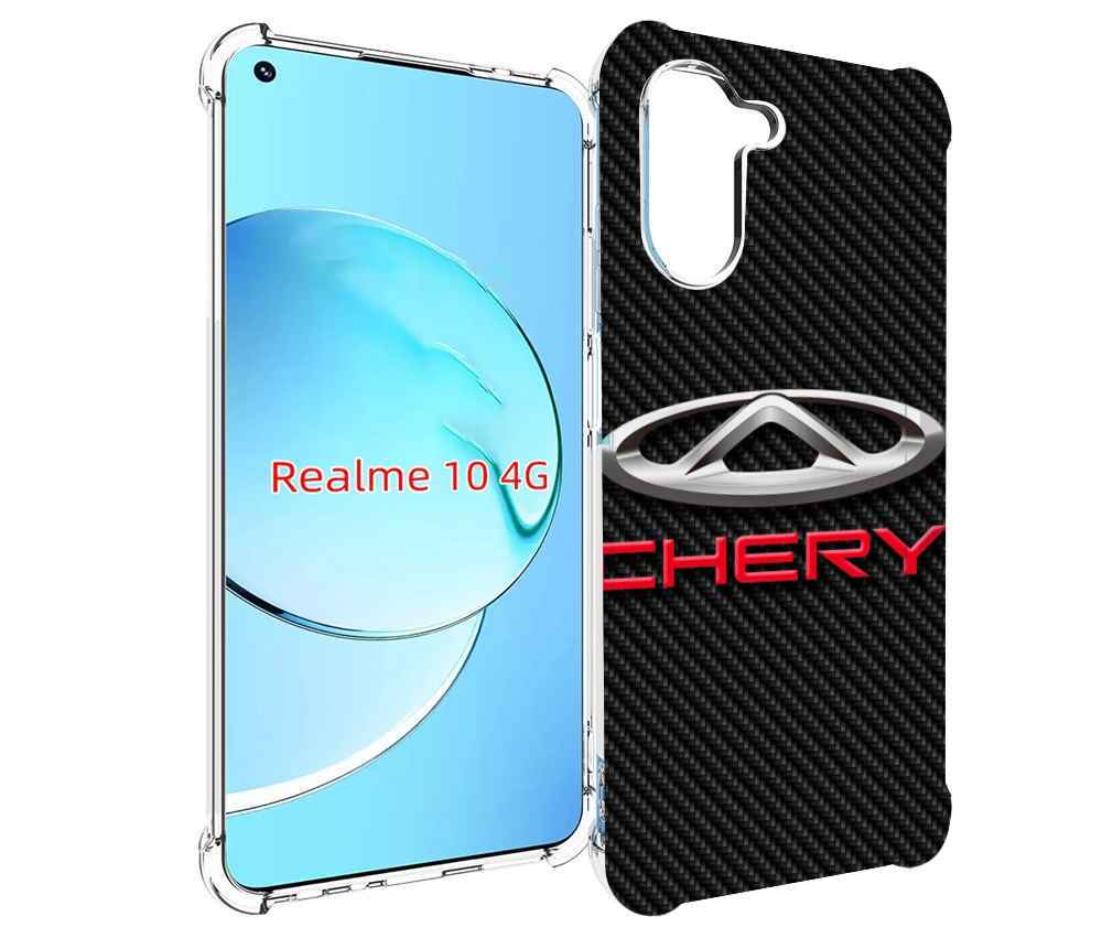 

Чехол Mypads Chery 2 Для Realme 10, Прозрачный, Tocco