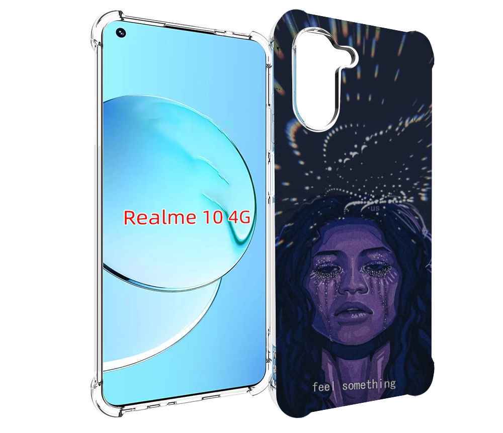 

Чехол MyPads чувствую себя непонятно женский для Realme 10, Прозрачный, Tocco