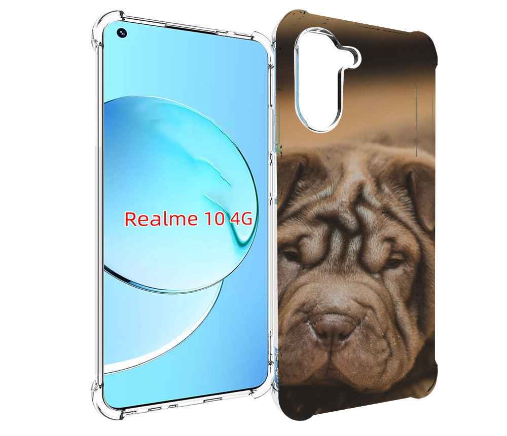 

Чехол MyPads шарпеи для Realme 10, Прозрачный, Tocco