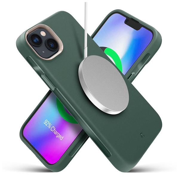 фото Чехол spigen cyrill ultra color mag для iphone 14, (acs05090) зеленый