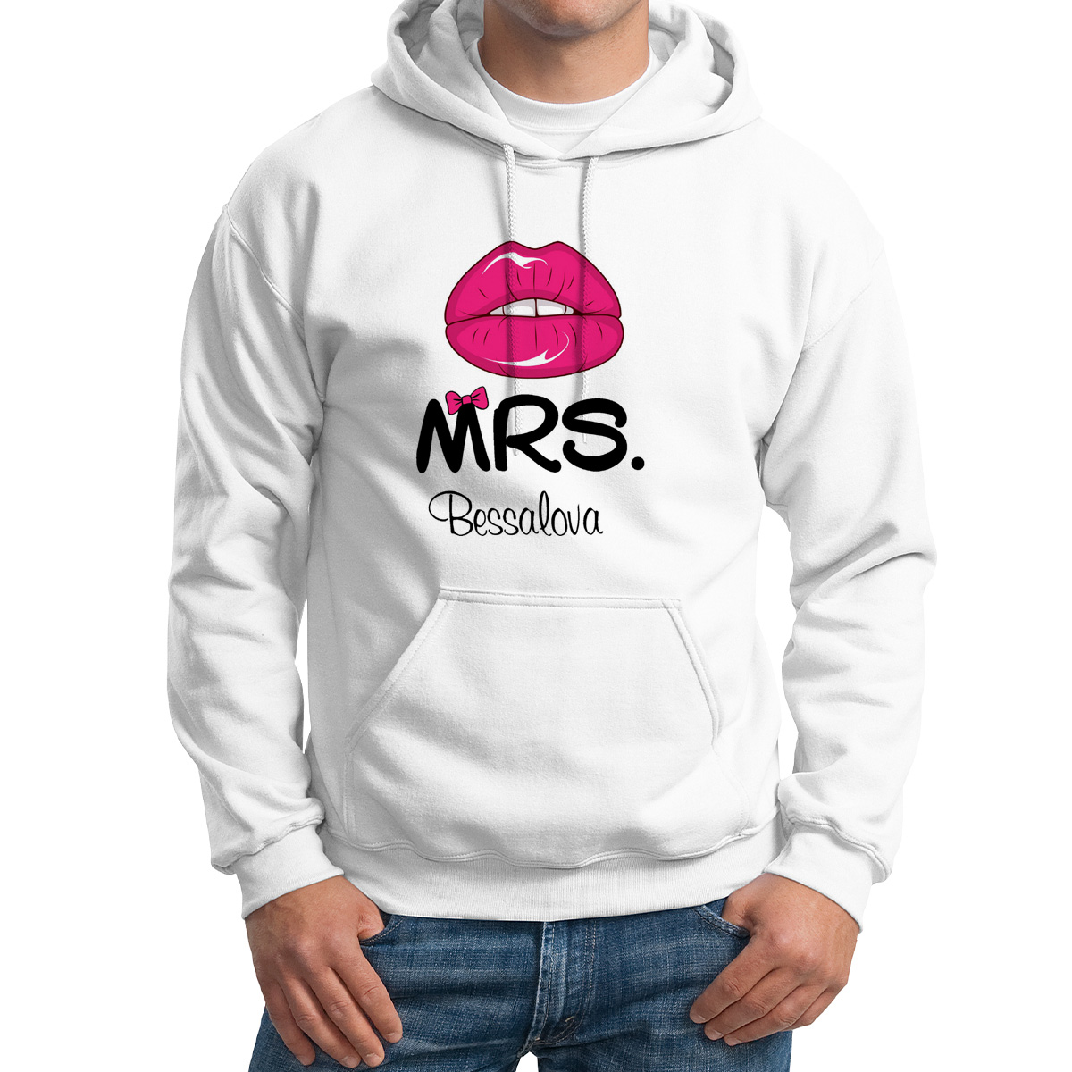 

Худи унисекс CoolPodarok Mrs Bessalova есть пара белое 64 RU, Белый, M0113853